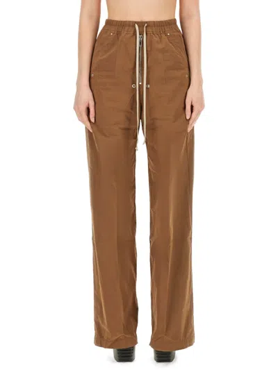 Rick Owens Drkshdw Drkshdw By Rick Owens Cotton Pants In Brown