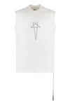 Rick Owens Drkshdw Drkshdw By Rick Owens Cotton Tank Top In White