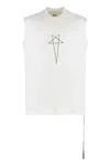 Rick Owens Drkshdw Drkshdw By Rick Owens Cotton Tank Top In White