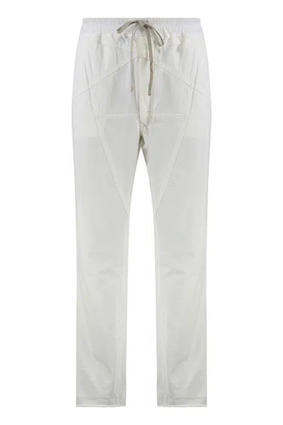 Rick Owens Drkshdw Drkshdw By Rick Owens Cotton Trousers In White