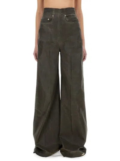 RICK OWENS DRKSHDW DRKSHDW BY RICK OWENS "DIRT COOPER" DENIM PANTS