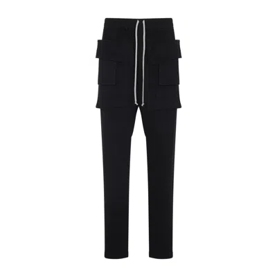 Rick Owens Drkshdw Drkshdw By Rick Owens Fashion-forward Cotton Trousers In Black