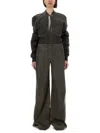 Rick Owens Drkshdw Drkshdw By Rick Owens "flight Jkt" Cropped Bomber Jacket In Grey