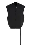 Rick Owens Drkshdw Drkshdw By Rick Owens Full Zip Cotton Hoodie In Black