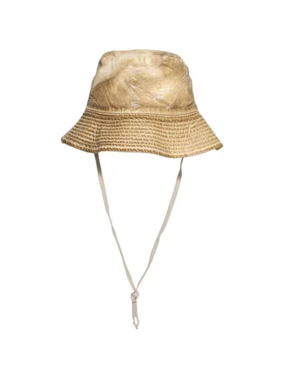 Rick Owens Drkshdw Drkshdw By Rick Owens Gilligan Hat Parchment In Brown