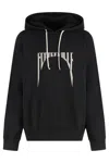 Rick Owens Drkshdw Drkshdw By Rick Owens Oversized Hoodie Black And Milk In Black