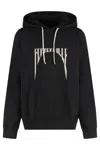 Rick Owens Drkshdw Drkshdw By Rick Owens Oversized Hoodie Black And Milk In Black