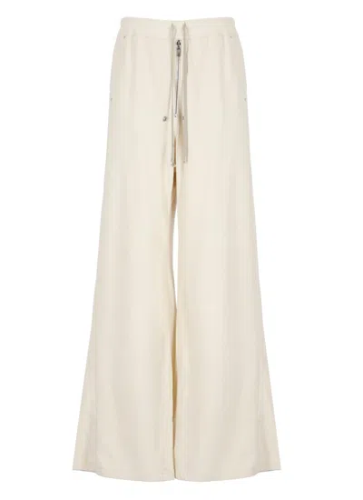 RICK OWENS DRKSHDW DRKSHDW BY RICK OWENS IVORY COTTON PANTS