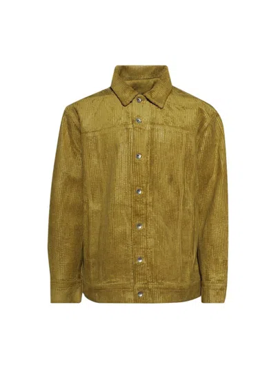 Rick Owens Drkshdw Drkshdw By Rick Owens Jumbo Worker Jacket Ochre