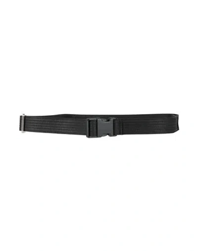 Rick Owens Drkshdw Drkshdw By Rick Owens Man Belt Black Size Onesize Cotton