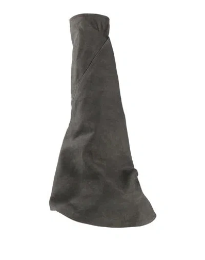 Rick Owens Drkshdw Drkshdw By Rick Owens Man Boot Lead Size 9 Textile Fibers In Grey