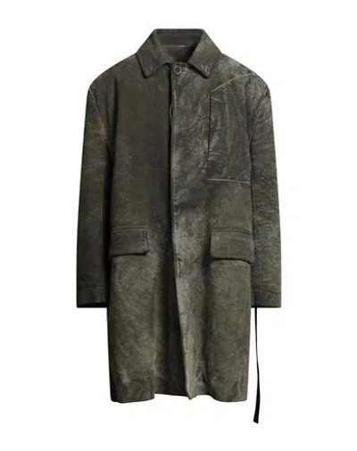 Rick Owens Drkshdw Drkshdw By Rick Owens Man Coat Military Green Size S Cotton