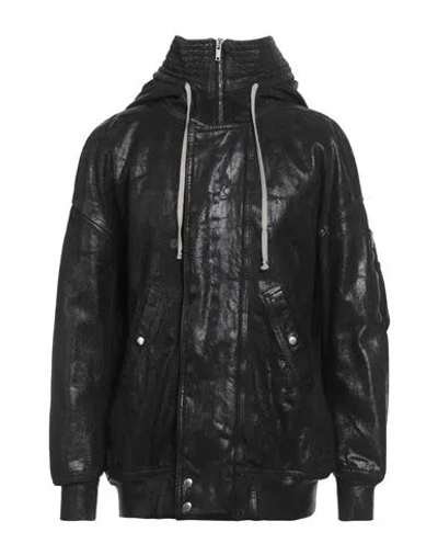 Rick Owens Drkshdw Drkshdw By Rick Owens Man Denim Outerwear Black Size S Cotton