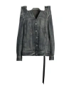 Rick Owens Drkshdw Drkshdw By Rick Owens Man Denim Outerwear Blue Size S Cotton In Blue
