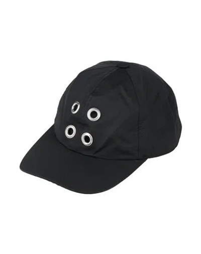 Rick Owens Drkshdw Drkshdw By Rick Owens Man Hat Black Size S Cotton, Polyester