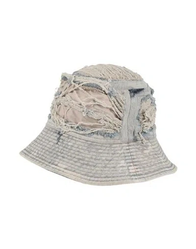 Rick Owens Drkshdw Drkshdw By Rick Owens Man Hat Blue Size M Cotton