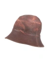 Rick Owens Drkshdw Drkshdw By Rick Owens Man Hat Chocolate Brown Size S Cotton, Polyester, Elastane In Brown