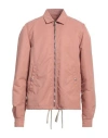 Rick Owens Drkshdw Drkshdw By Rick Owens Man Jacket Antique Rose Size S Nylon In Pink
