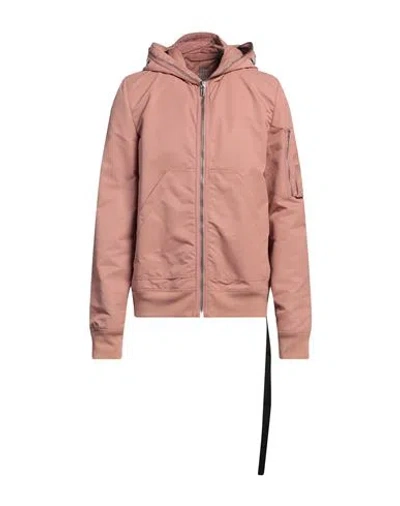 Rick Owens Drkshdw Drkshdw By Rick Owens Man Jacket Antique Rose Size Xl Nylon, Cotton In Pink