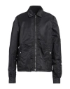 Rick Owens Drkshdw Drkshdw By Rick Owens Man Jacket Black Size L Polyamide In Black