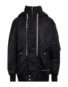 Rick Owens Drkshdw Drkshdw By Rick Owens Man Jacket Black Size L Polyamide In Black