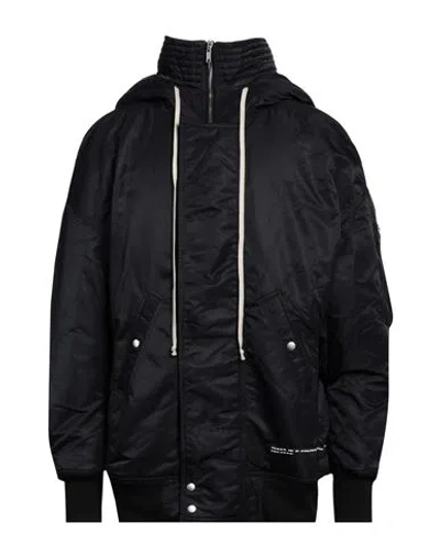 Rick Owens Drkshdw Drkshdw By Rick Owens Man Jacket Black Size L Polyamide