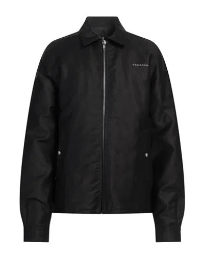 Rick Owens Drkshdw Drkshdw By Rick Owens Man Jacket Black Size L Polyamide