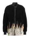 Rick Owens Drkshdw Drkshdw By Rick Owens Man Jacket Black Size L Polyamide, Cotton In Black