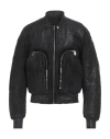 Rick Owens Drkshdw Drkshdw By Rick Owens Man Jacket Black Size S Cotton In Black