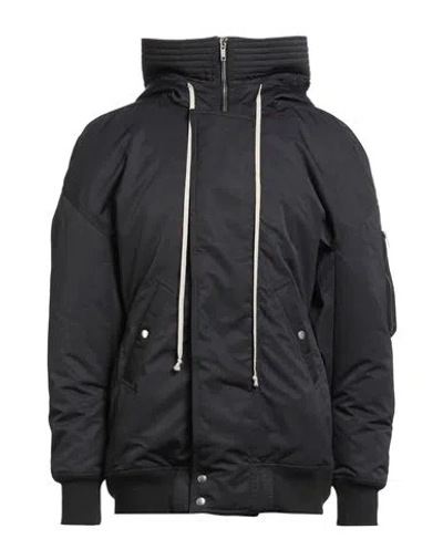 Rick Owens Drkshdw Drkshdw By Rick Owens Man Jacket Black Size S Polyamide, Cotton