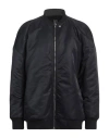 Rick Owens Drkshdw Drkshdw By Rick Owens Man Jacket Black Size Xl Polyamide, Cotton