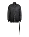 Rick Owens Drkshdw Drkshdw By Rick Owens Man Jacket Black Size Xl Polyamide, Elastane In Black