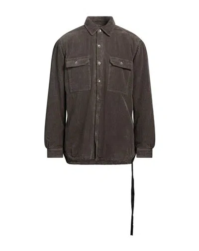 Rick Owens Drkshdw Drkshdw By Rick Owens Man Jacket Lead Size L Cotton In Grey