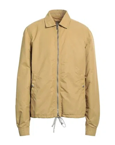Rick Owens Drkshdw Drkshdw By Rick Owens Man Jacket Sage Green Size L Nylon In Brown