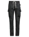 Rick Owens Drkshdw Black Hollywood Mastodon Cut Cargo Pants In Black