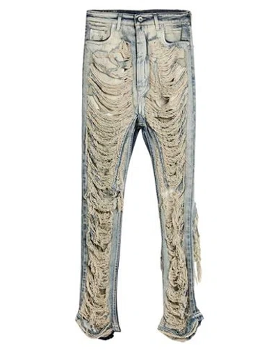 Rick Owens Drkshdw Drkshdw By Rick Owens Man Jeans Blue Size 31 Cotton
