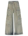 Rick Owens Drkshdw Double Cargo Jumbo Trousers In Gray