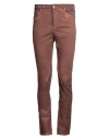 Rick Owens Drkshdw Drkshdw By Rick Owens Man Jeans Brick Size 31 Cotton, Polyester, Elastane In Brown