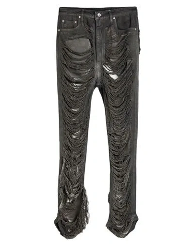 Rick Owens Drkshdw Drkshdw By Rick Owens Man Jeans Charcoal Size 33 Cotton In Grey