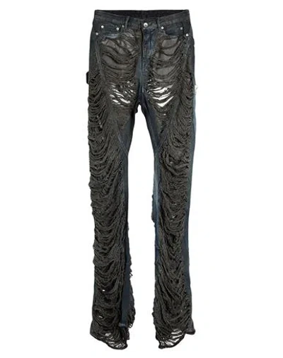 RICK OWENS DRKSHDW DRKSHDW BY RICK OWENS MAN JEANS GREY SIZE 32 COTTON