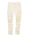 Rick Owens Drkshdw Drkshdw By Rick Owens Man Jeans Ivory Size 31 Cotton, Pbt - Polybutylene Terephthalate, Elastane In White