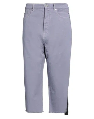 Rick Owens Drkshdw Drkshdw By Rick Owens Man Jeans Mauve Size 34 Cotton In Purple