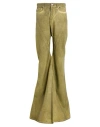 Rick Owens Drkshdw Drkshdw By Rick Owens Man Jeans Sage Green Size 31 Cotton, Elastomultiester, Textile Fibers In Gray