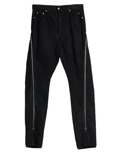 Rick Owens Drkshdw Drkshdw By Rick Owens Man Pants Black Size 33 Cotton