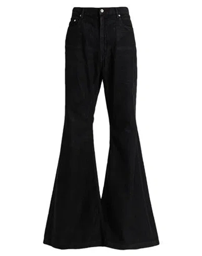 RICK OWENS DRKSHDW DRKSHDW BY RICK OWENS MAN PANTS BLACK SIZE 33 COTTON