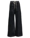 Rick Owens Drkshdw Drkshdw By Rick Owens Man Pants Black Size L Cotton, Elastane In Black