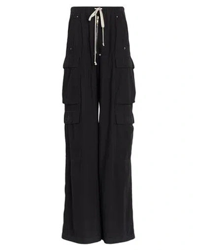 Rick Owens Drkshdw Drkshdw By Rick Owens Man Pants Black Size S Cotton