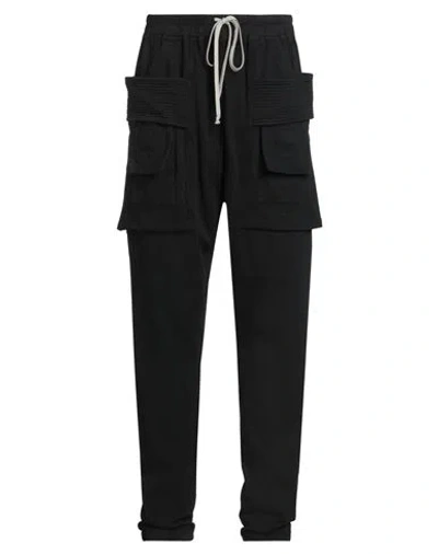 Rick Owens Drkshdw Drkshdw By Rick Owens Man Pants Black Size Xs Cotton, Elastane