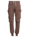 Rick Owens Drkshdw Drkshdw By Rick Owens Man Pants Brown Size S Cotton In Brown