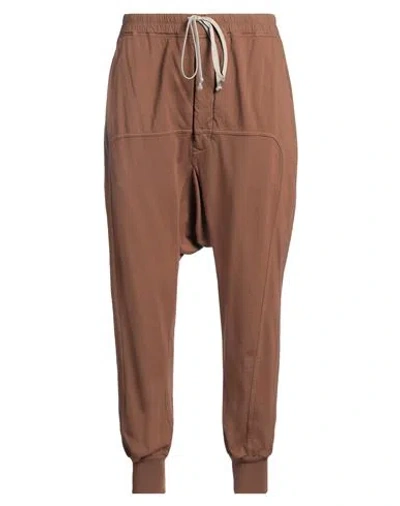 Rick Owens Drkshdw Drkshdw By Rick Owens Man Pants Brown Size L Cotton In Green